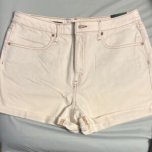 Wild Fable Cream Jean Shorts